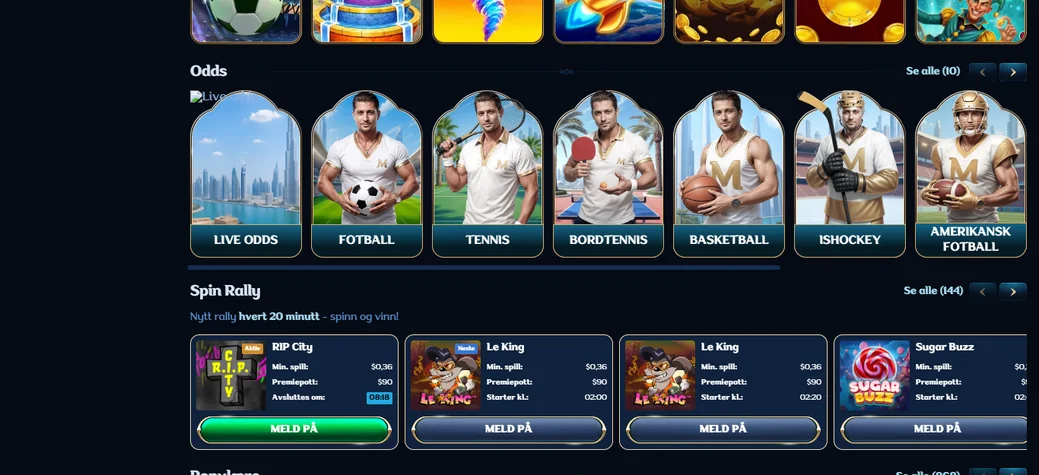 Κερδίστε εβδομαδιαία λοταρία Millioner Casino
